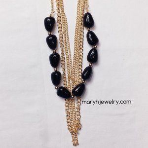 Trend Status Black Necklace
